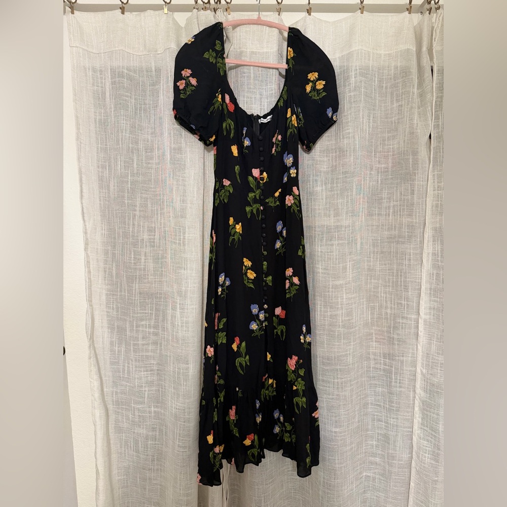 Reformation Charlee Dress Night Bloom 8 View 2